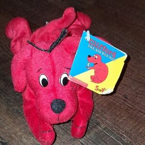 Vintage Scholastic Side Kicks Clifford The Big Red Dog Plush Toy